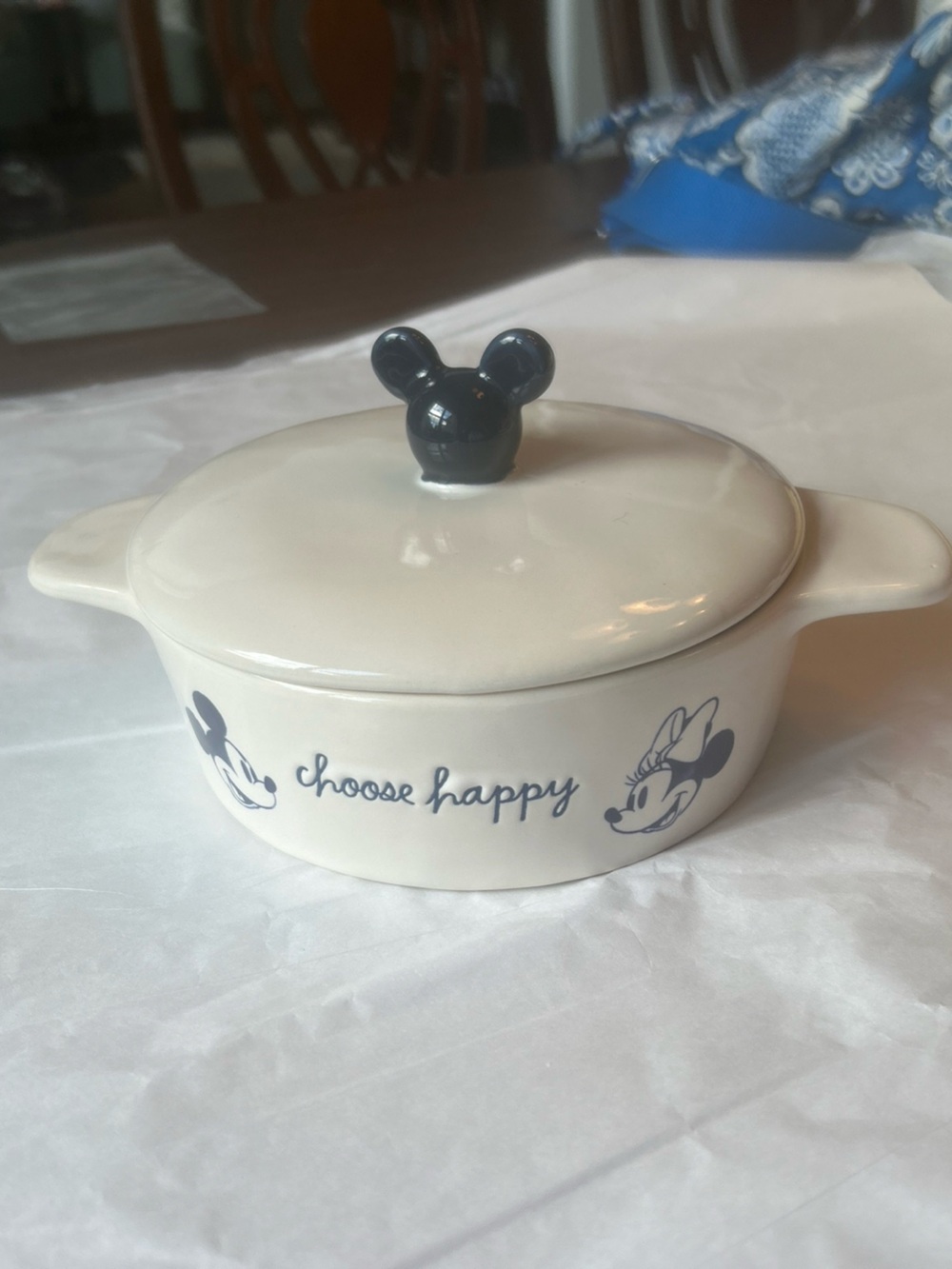 Disney Mickey And Minnie Mouse RAE  DUNN Brie Baker
